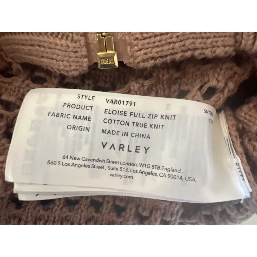 Varley Eloise Cedar Full Zip Knit Jacket - Picture 5 of 6